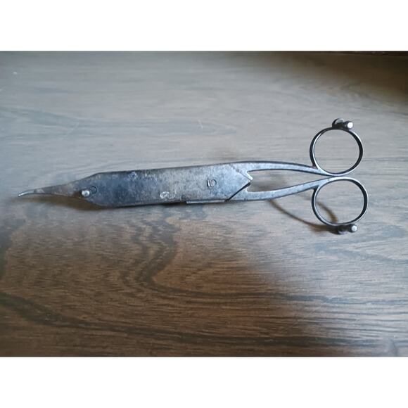 Antique Metal Candle Snuffer Wick Trimmer - Picture 5 of 5